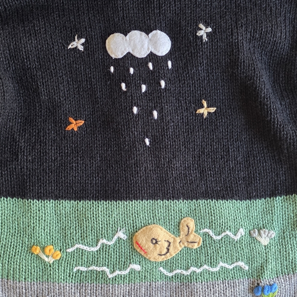 BLACK KNITTED CARDIGAN - Picture 7 of 14